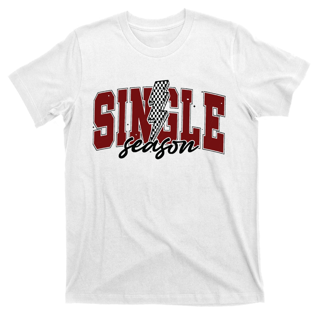 Single Season Checkred Retro Valentine T-Shirt