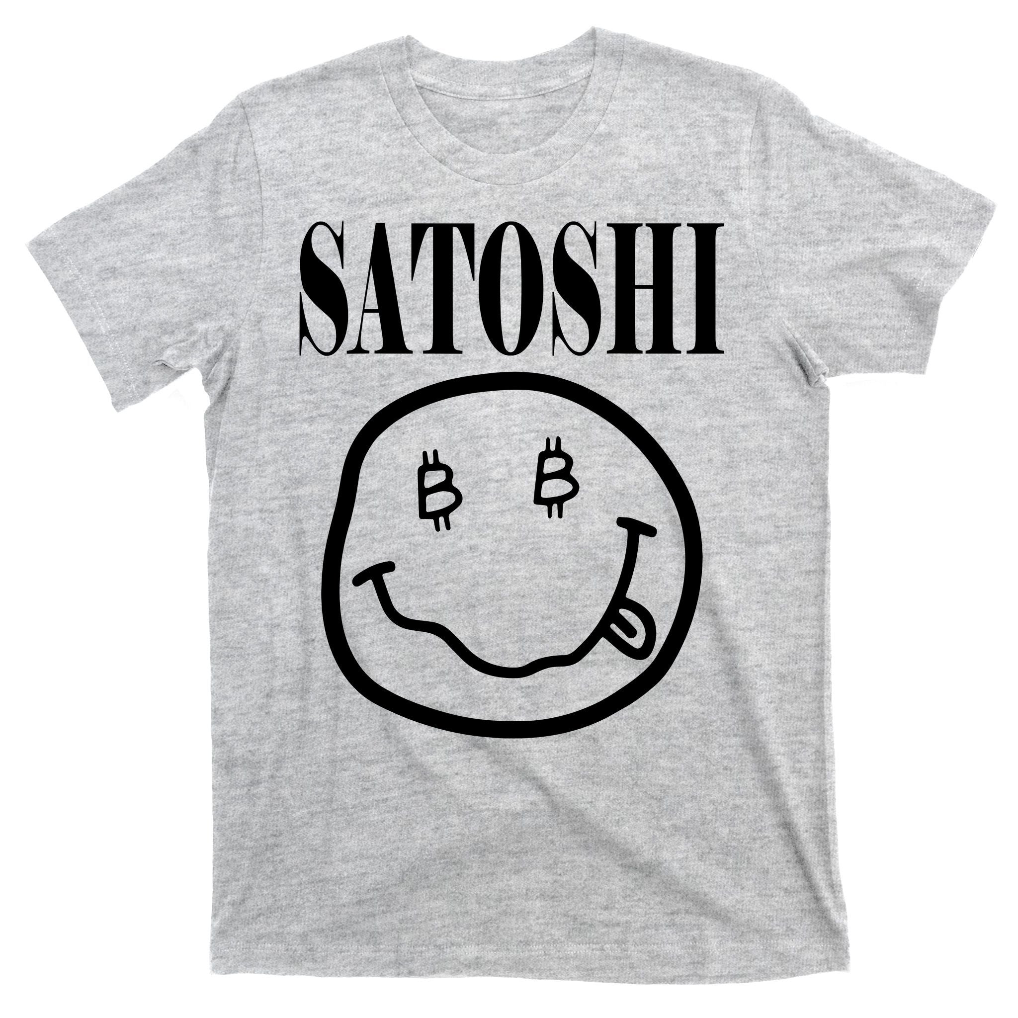 Satoshi Smile Face T-Shirt