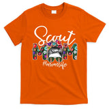 Scouting Scout Mom Life Messy Bun Hair T-Shirt
