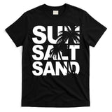 Sun Salt Sand Summer Palm Tree T-Shirt