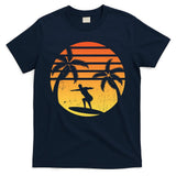 Summer Surf Sunset Retro T-Shirt