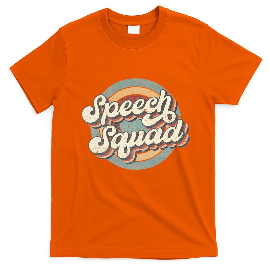 Speech Squad Speech Therapy Crew Hello Back To School Team T-Shirt