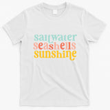 Saltwater Seashells Sunshine Summer T-Shirt