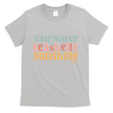 Saltwater Seashells Sunshine Cute Summer T-Shirt