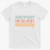 Saltwater Seashells Sunshine Cute Summer T-Shirt