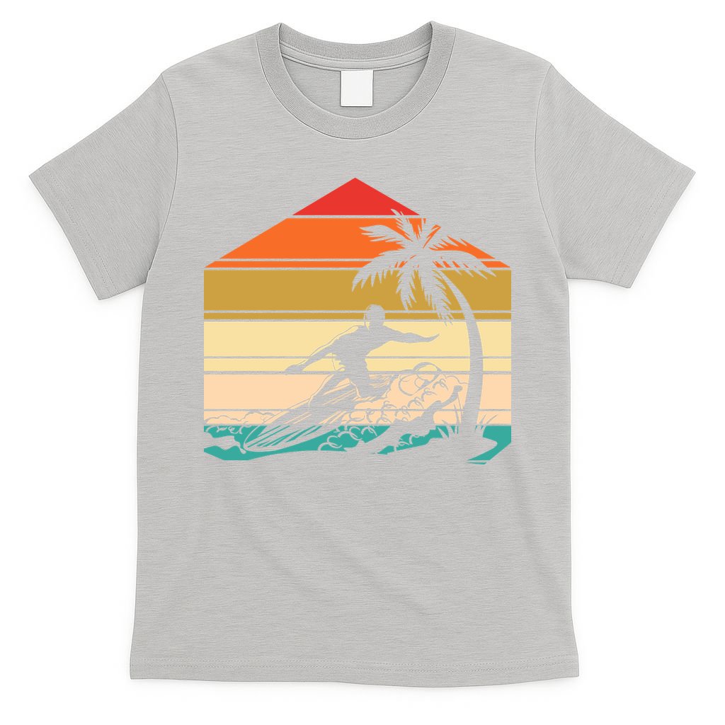 Surfer Summer Tropical Sunset T-Shirt