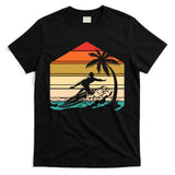 Surfer Summer Tropical Sunset T-Shirt