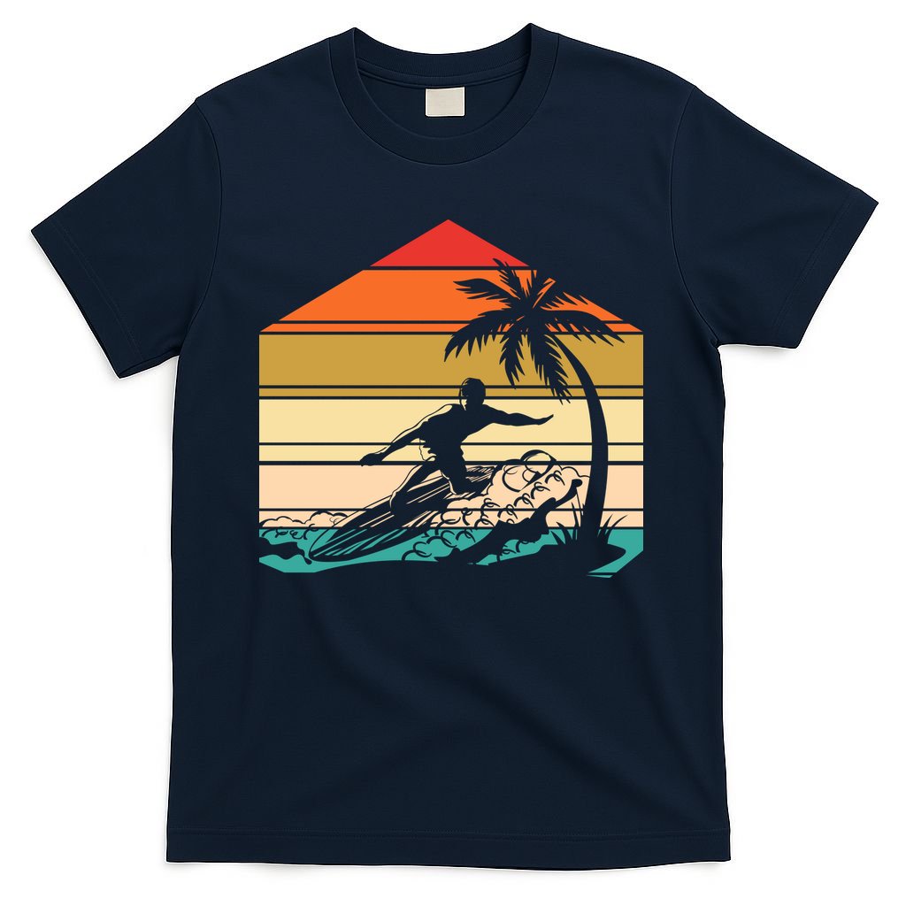 Surfer Summer Tropical Sunset T-Shirt