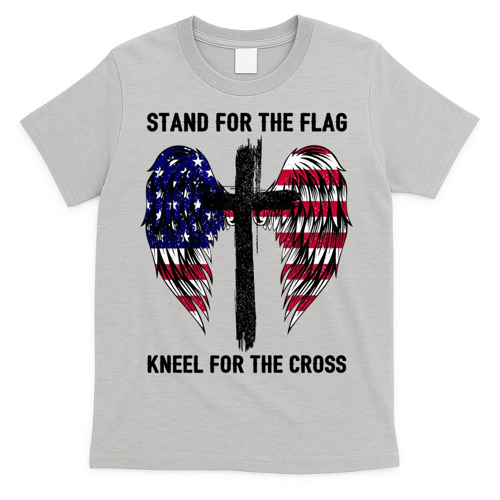 Stand For The Flag Kneel For The Cross USA Eagle T-Shirt