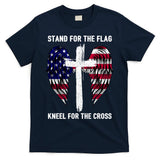 Stand For The Flag Kneel For The Cross USA Eagle T-Shirt
