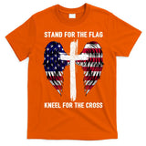 Stand For The Flag Kneel For The Cross USA Eagle T-Shirt