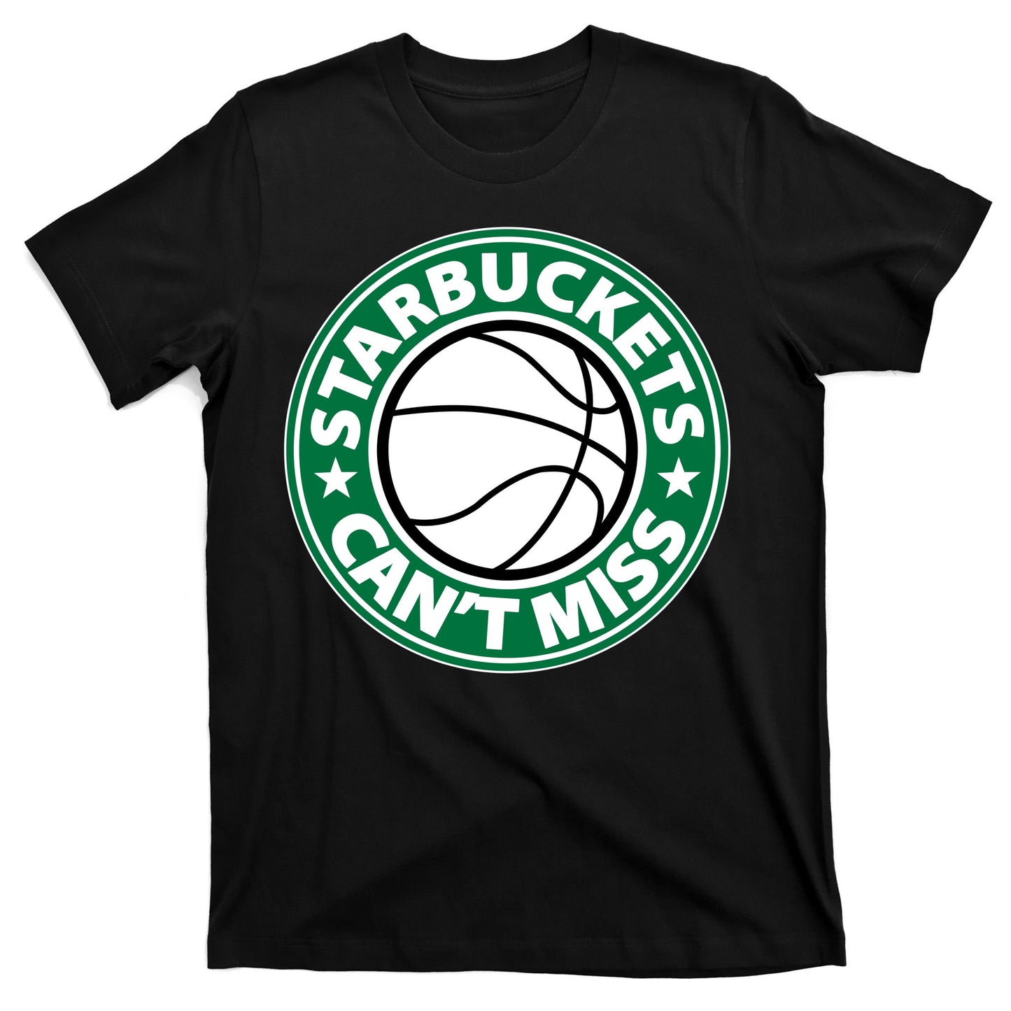 Starbuckets Can't Miss Basketball T-Shirt