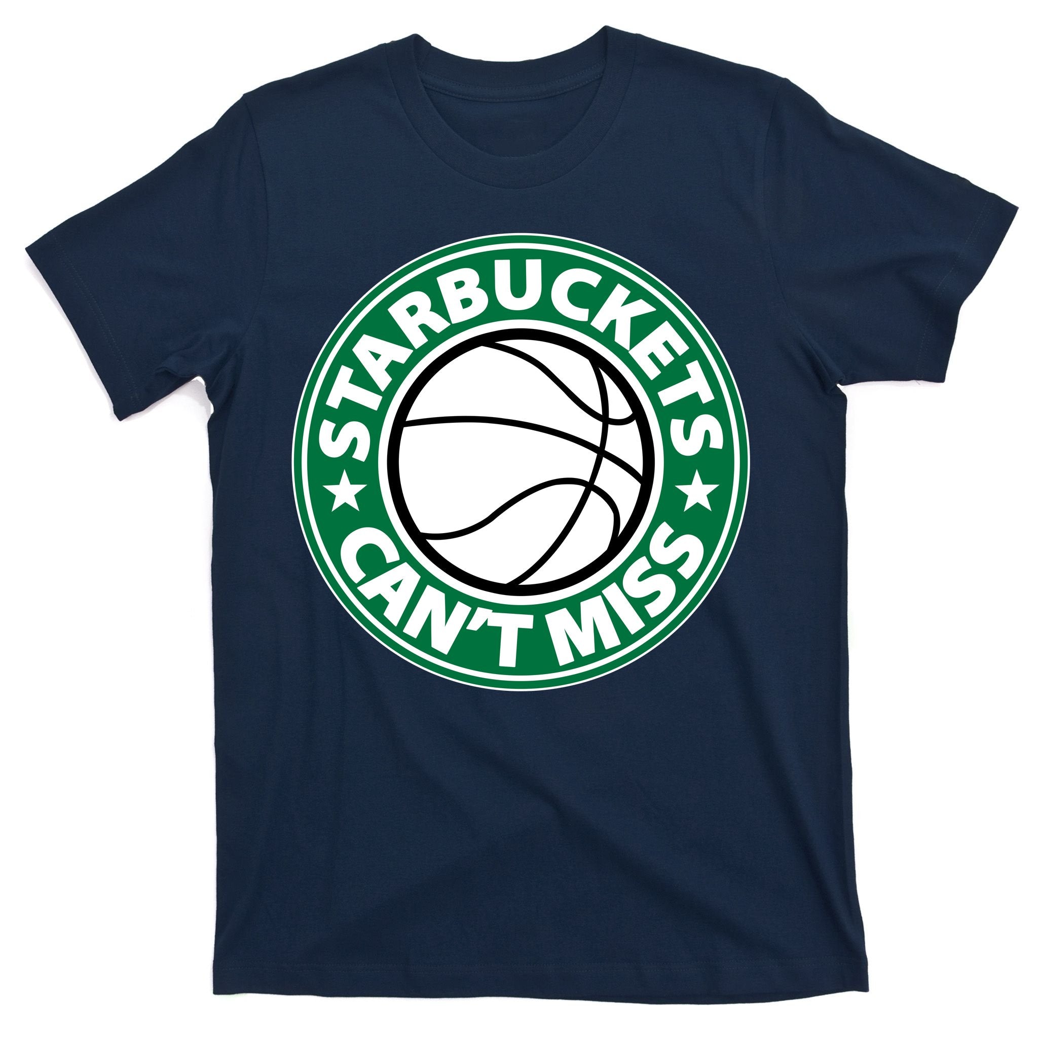 Starbuckets Can't Miss Basketball T-Shirt