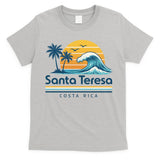 Santa Teresa Costa Rica Retro Wave T-Shirt