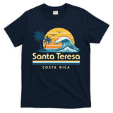Santa Teresa Costa Rica Retro Wave T-Shirt