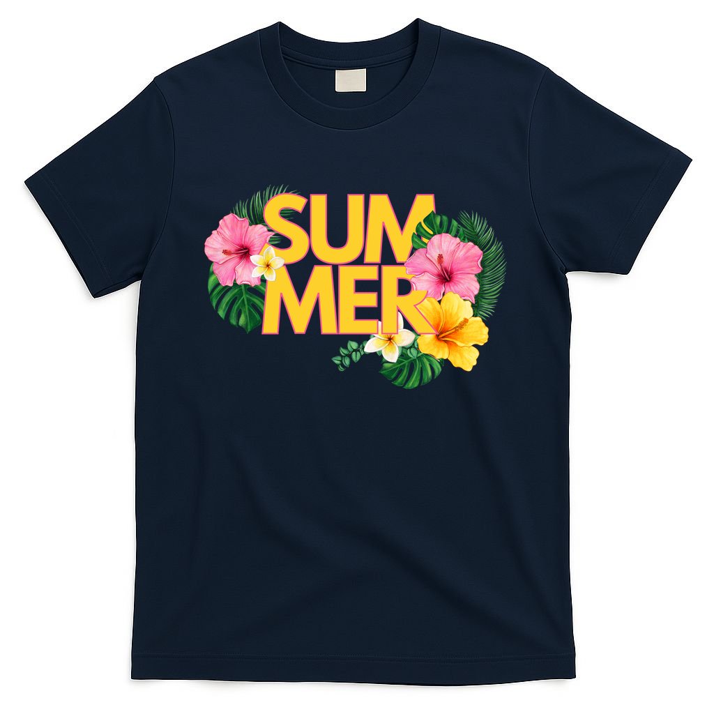 Summer Tropical Floral T-Shirt