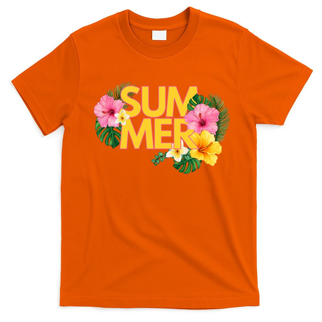 Summer Tropical Floral T-Shirt