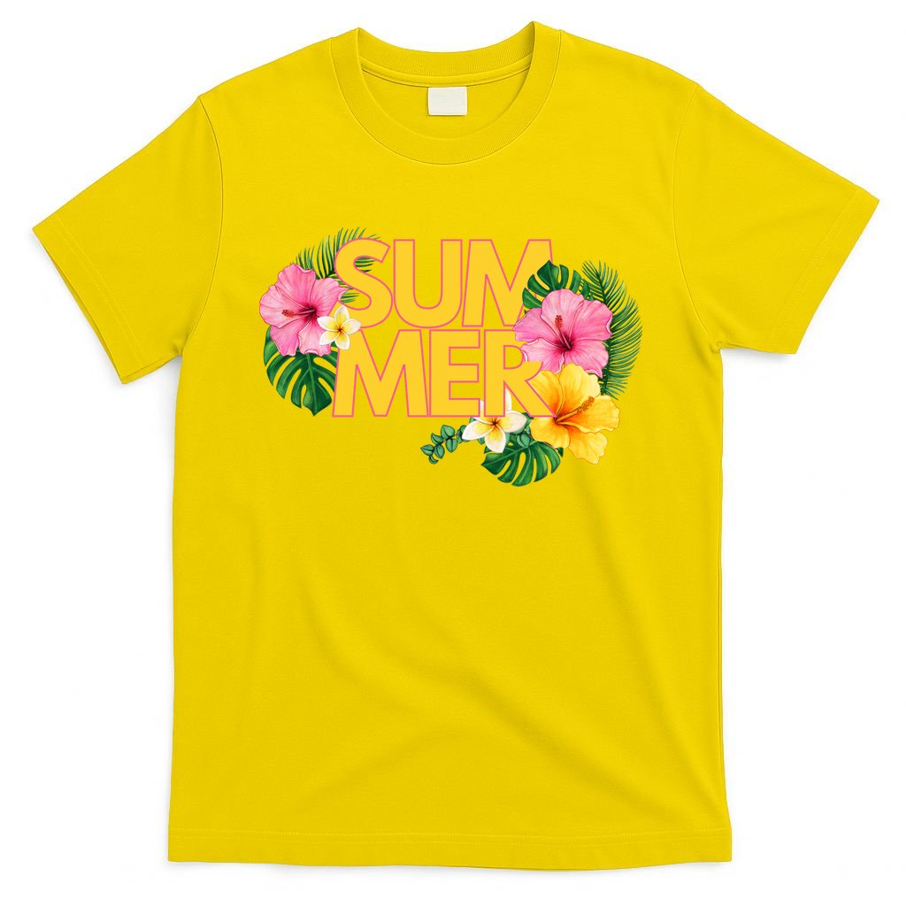 Summer Tropical Floral T-Shirt