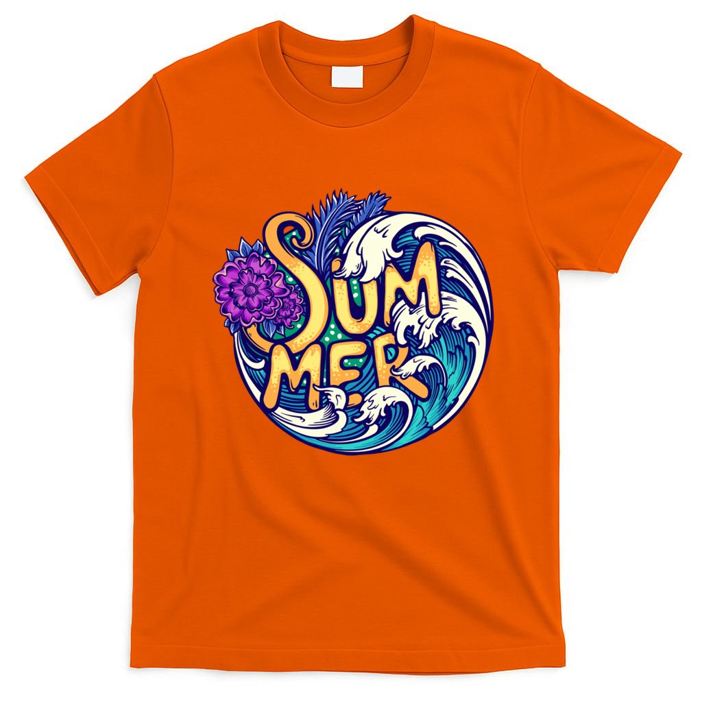 Summer Tropical Ocean Wave T-Shirt