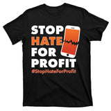 Stop Hate for Profit #StopHateForProfit Cracked Cell Phone T-Shirt