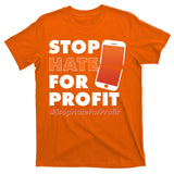 Stop Hate for Profit #StopHateForProfit Cracked Cell Phone T-Shirt
