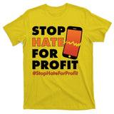 Stop Hate for Profit #StopHateForProfit Cracked Cell Phone T-Shirt