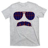 Strange Cargo Football Ditka Glasses And Stache T-Shirt