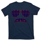 Strange Cargo Football Ditka Glasses And Stache T-Shirt