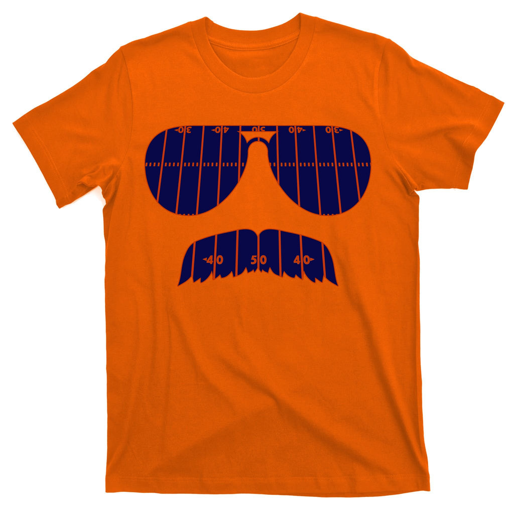 Strange Cargo Football Ditka Glasses And Stache T-Shirt