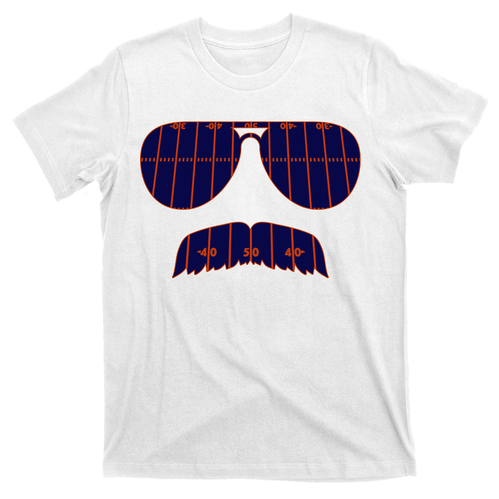 Strange Cargo Football Ditka Glasses And Stache T-Shirt
