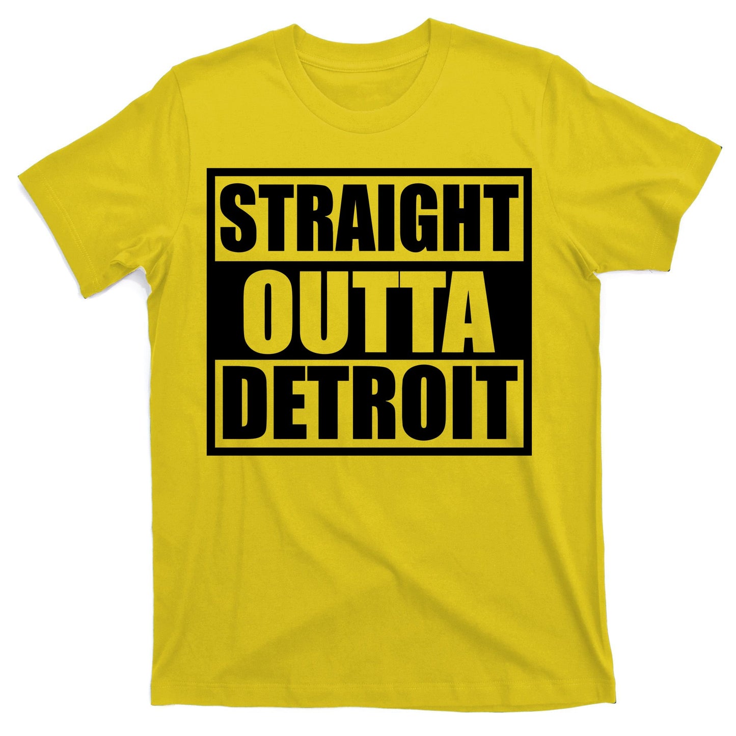 Striaght Outta Detroit Michigan T-Shirt