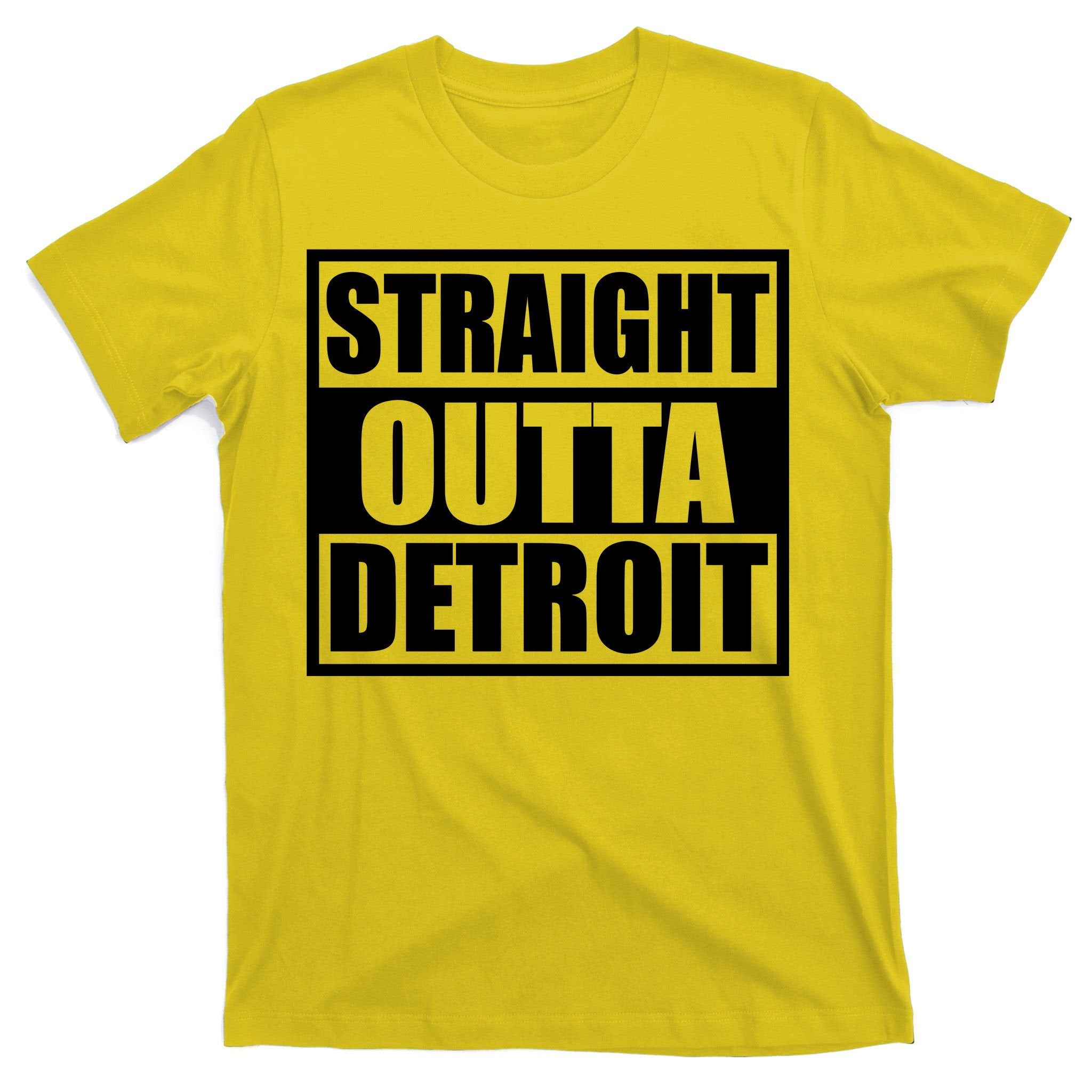 Striaght Outta Detroit Michigan T-Shirt