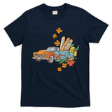 Surfing Tropical Summer Retro Truck T-Shirt