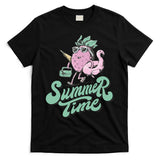 Summer Time Strawberry Retro Beach T-Shirt