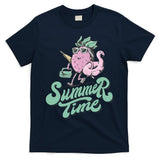 Summer Time Strawberry Retro Beach T-Shirt