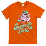 Summer Time Strawberry Retro Beach T-Shirt
