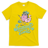 Summer Time Strawberry Retro Beach T-Shirt