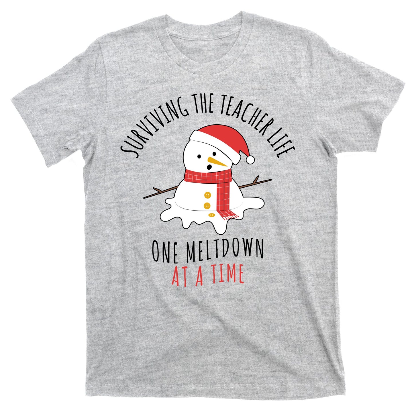 Surviving The Teacher Life One Meltdown At A Time T-Shirt