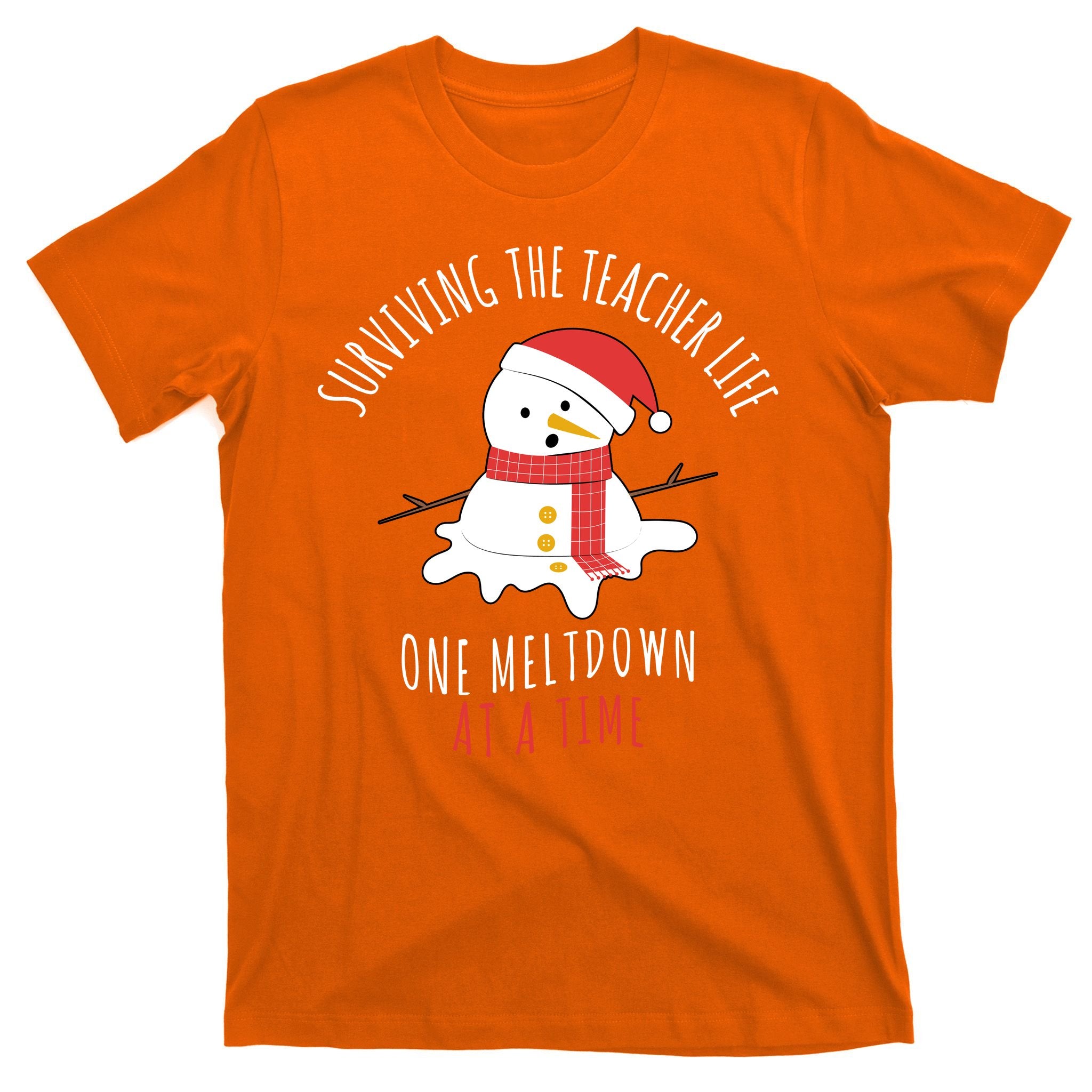 Surviving The Teacher Life One Meltdown At A Time T-Shirt