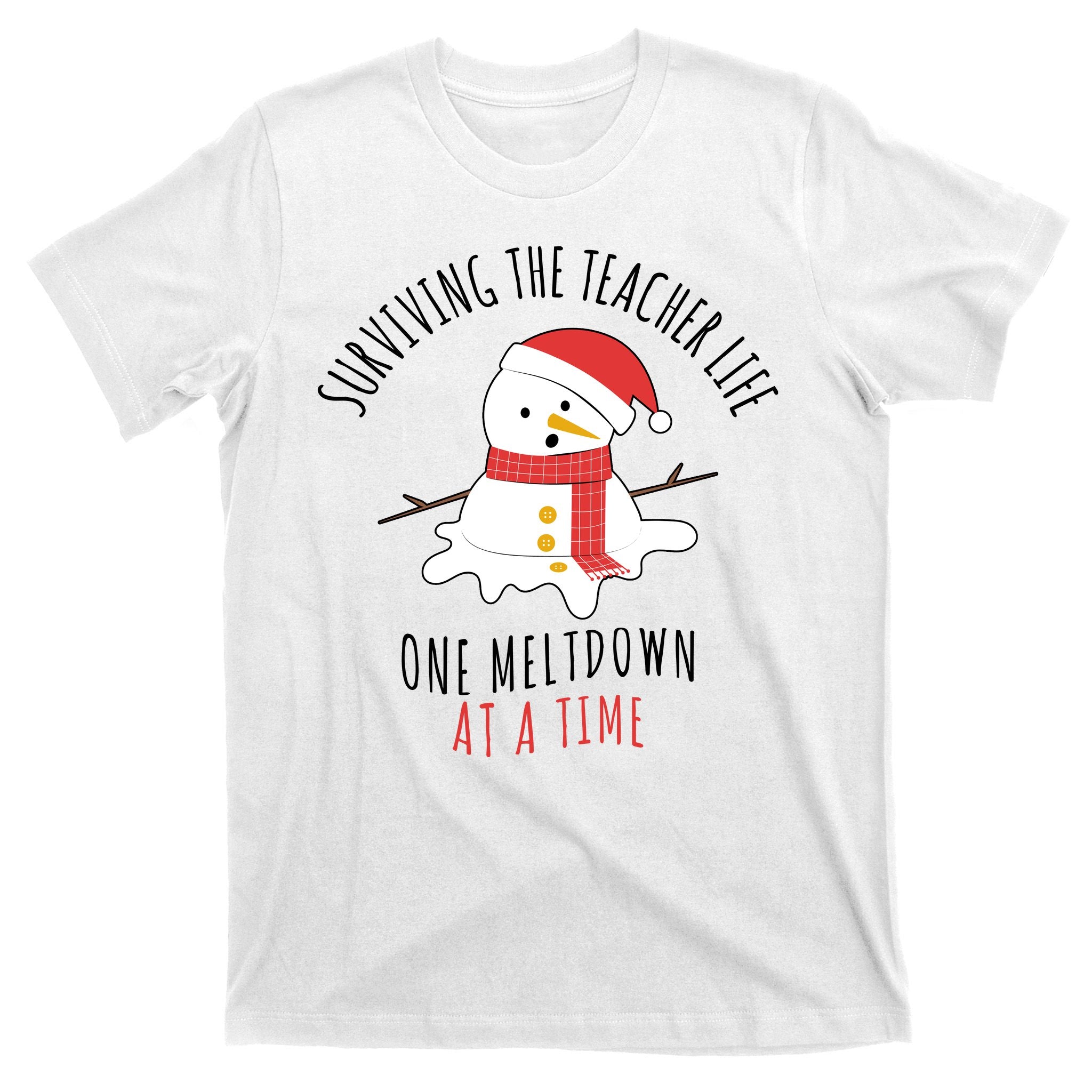 Surviving The Teacher Life One Meltdown At A Time T-Shirt