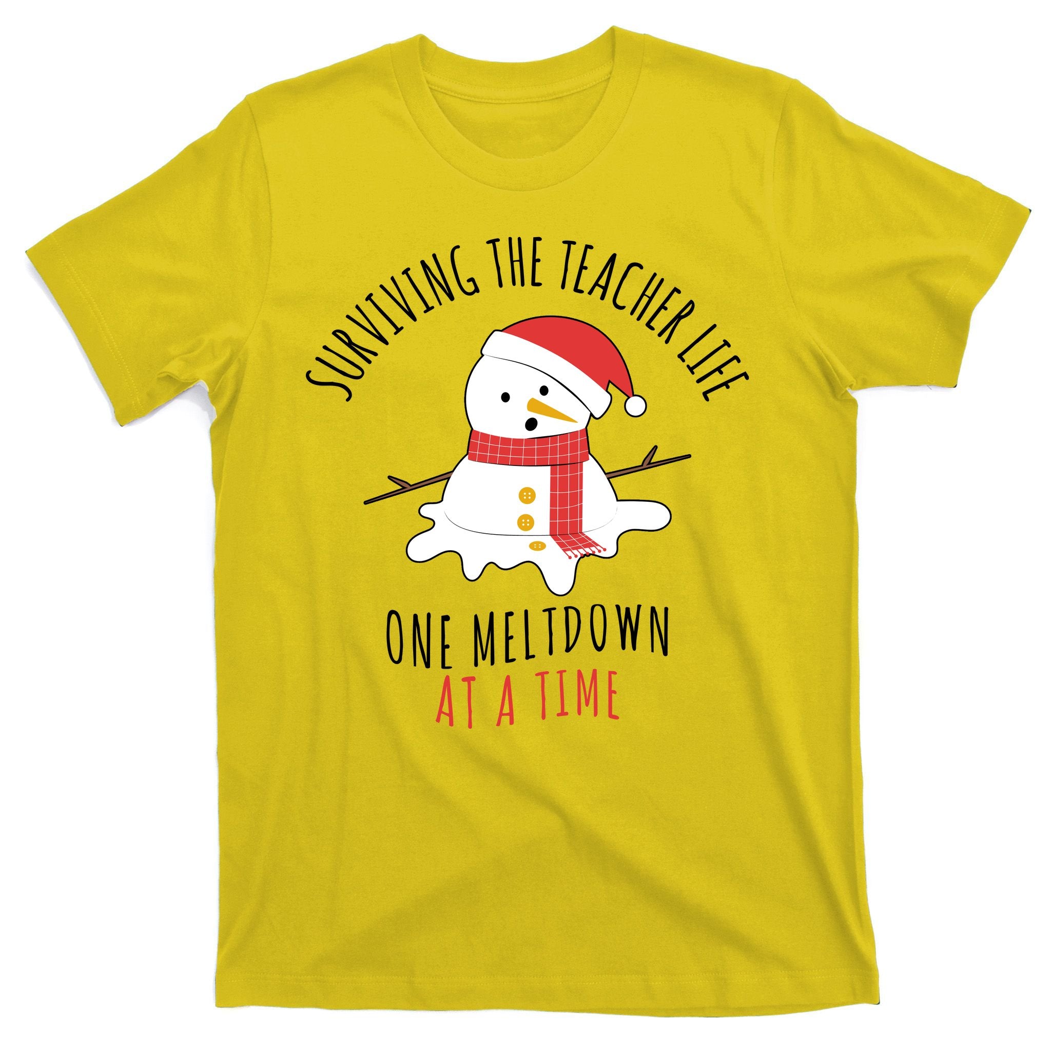 Surviving The Teacher Life One Meltdown At A Time T-Shirt