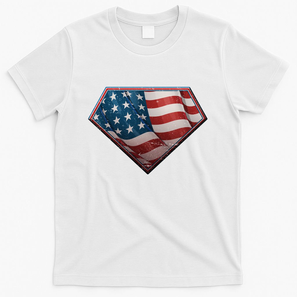 Super USA American Flag T-Shirt