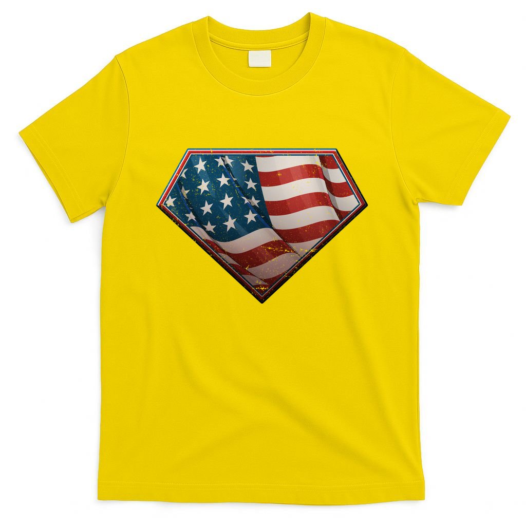 Super USA American Flag T-Shirt