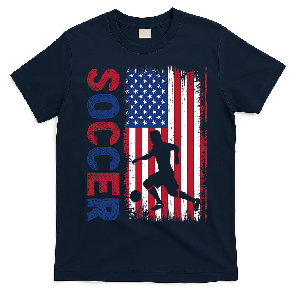 Soccer Usa Flag For Soccer Lover Gift T-Shirt