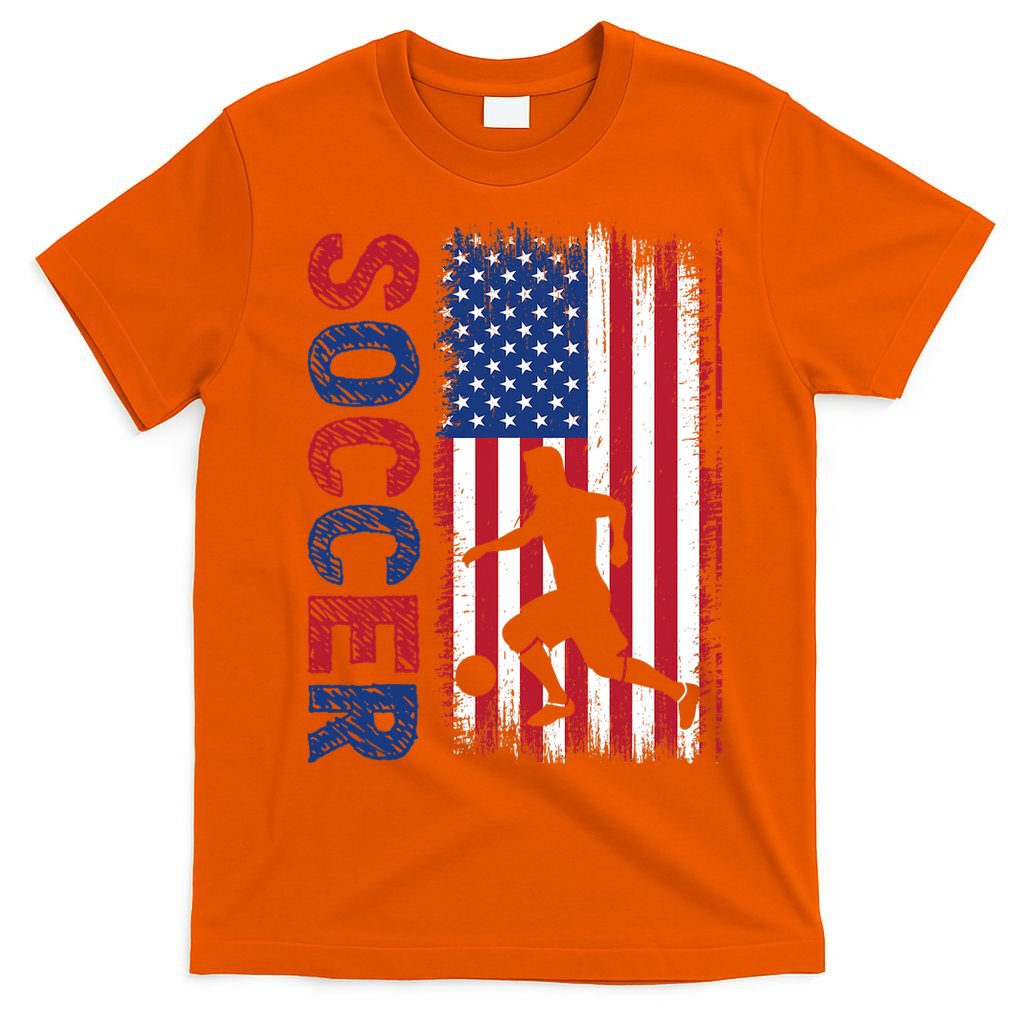 Soccer Usa Flag For Soccer Lover Gift T-Shirt