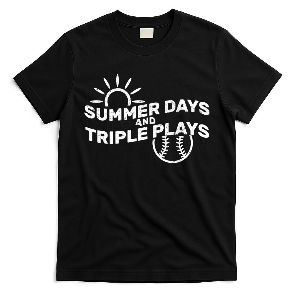 Summer Days And Triple Plays T-Shirt