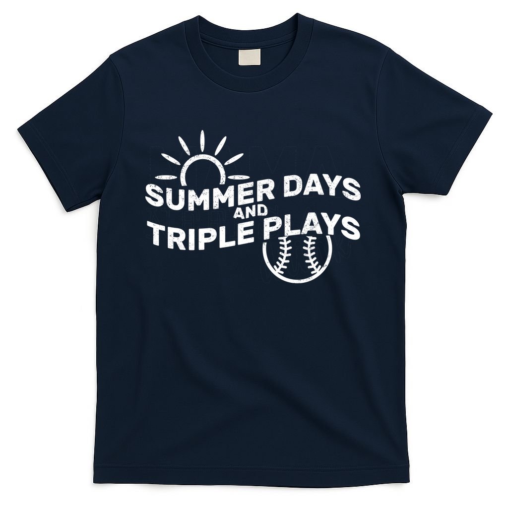 Summer Days And Triple Plays T-Shirt