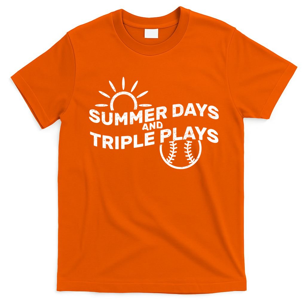 Summer Days And Triple Plays T-Shirt