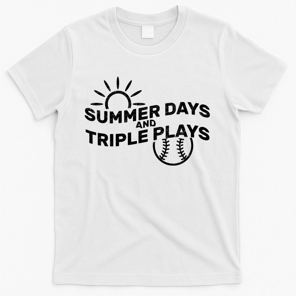 Summer Days And Triple Plays T-Shirt
