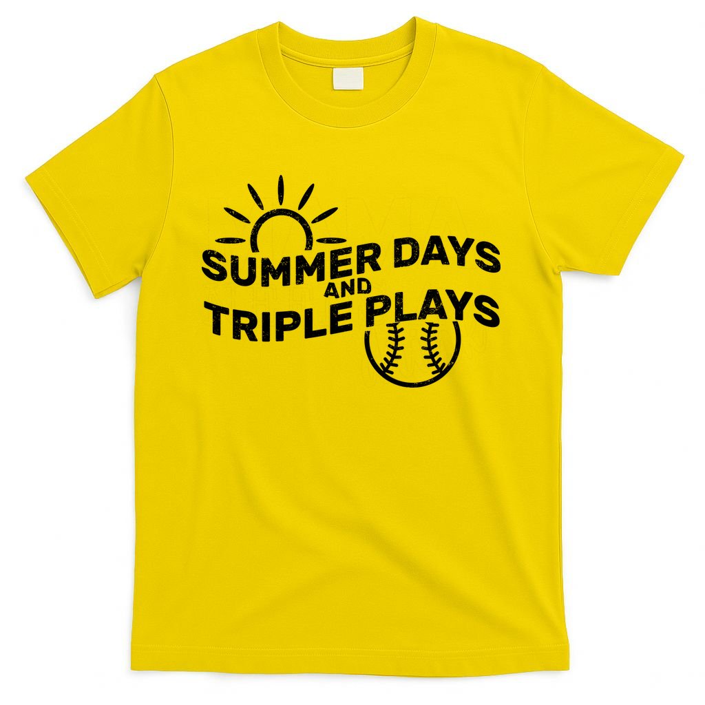 Summer Days And Triple Plays T-Shirt